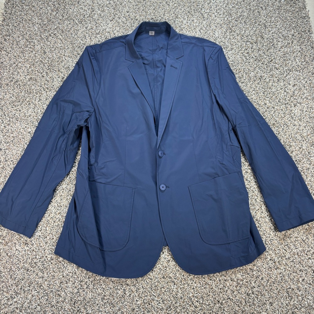 G/FORE Mens Technical Blazer Twilight Navy Recycled Nylon Stretch Sport Coat XXL
